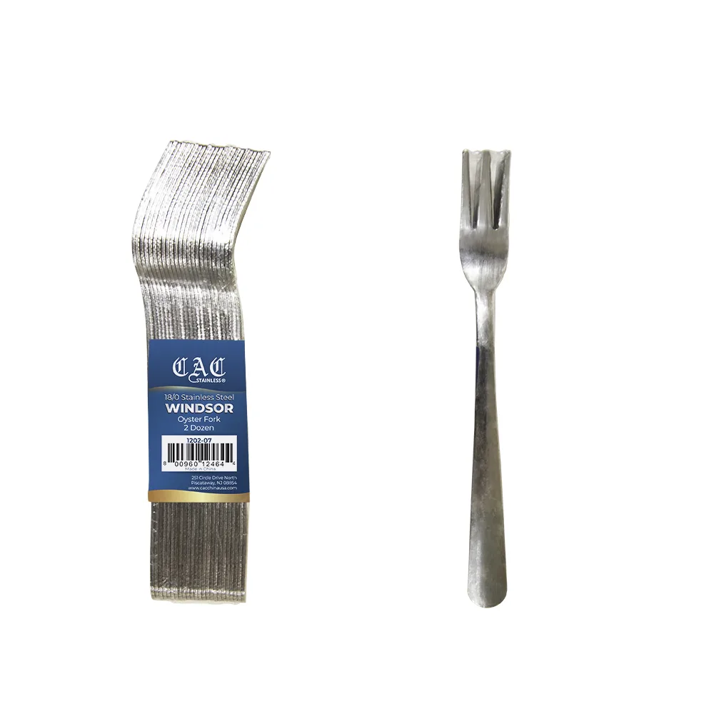 CAC China 1202-07 Windsor Oyster Fork, 5.5" Length, 18/0 Stainless Steel, Medium Weight - 1/Pack