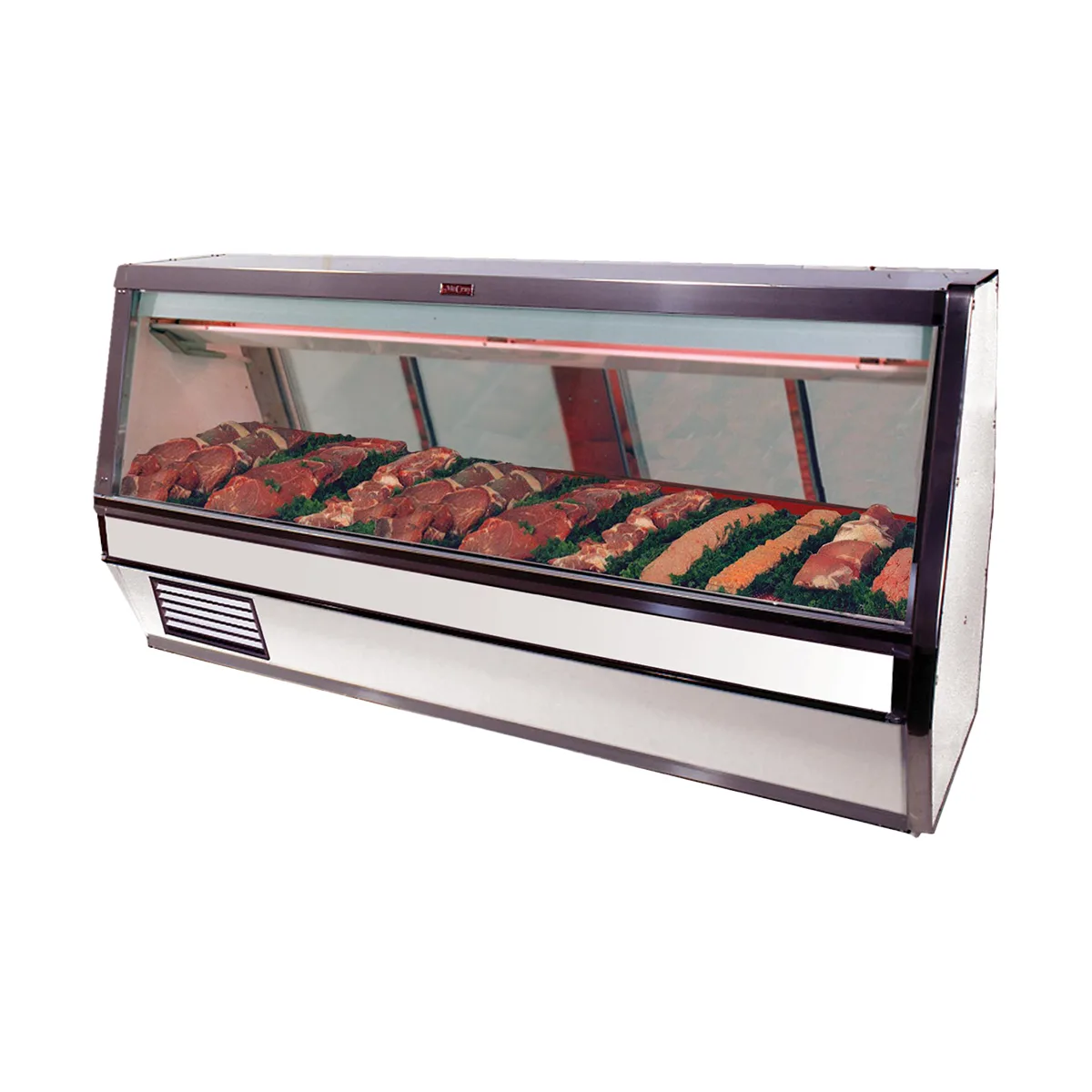 Howard-McCray R-CMS40E-10-S-LED 125" Single Duty Flat Refrigerated Meat Display Case, Remote
