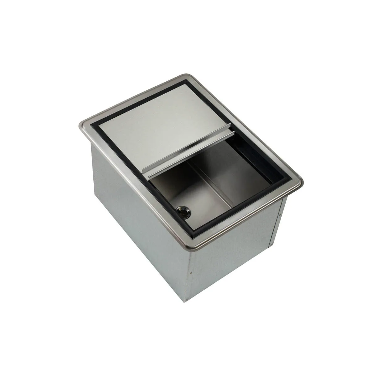 Krowne D278 Drop-In Ice Bin w/ 50 Lbs Ice Capacity, Insulated, Stainless - 20"W x 15"D O.A.