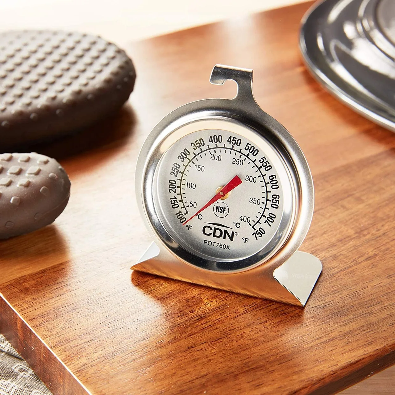 CDN POT750X ProcAccurate High Heat Ovenproof Thermometer,Stand/Hang