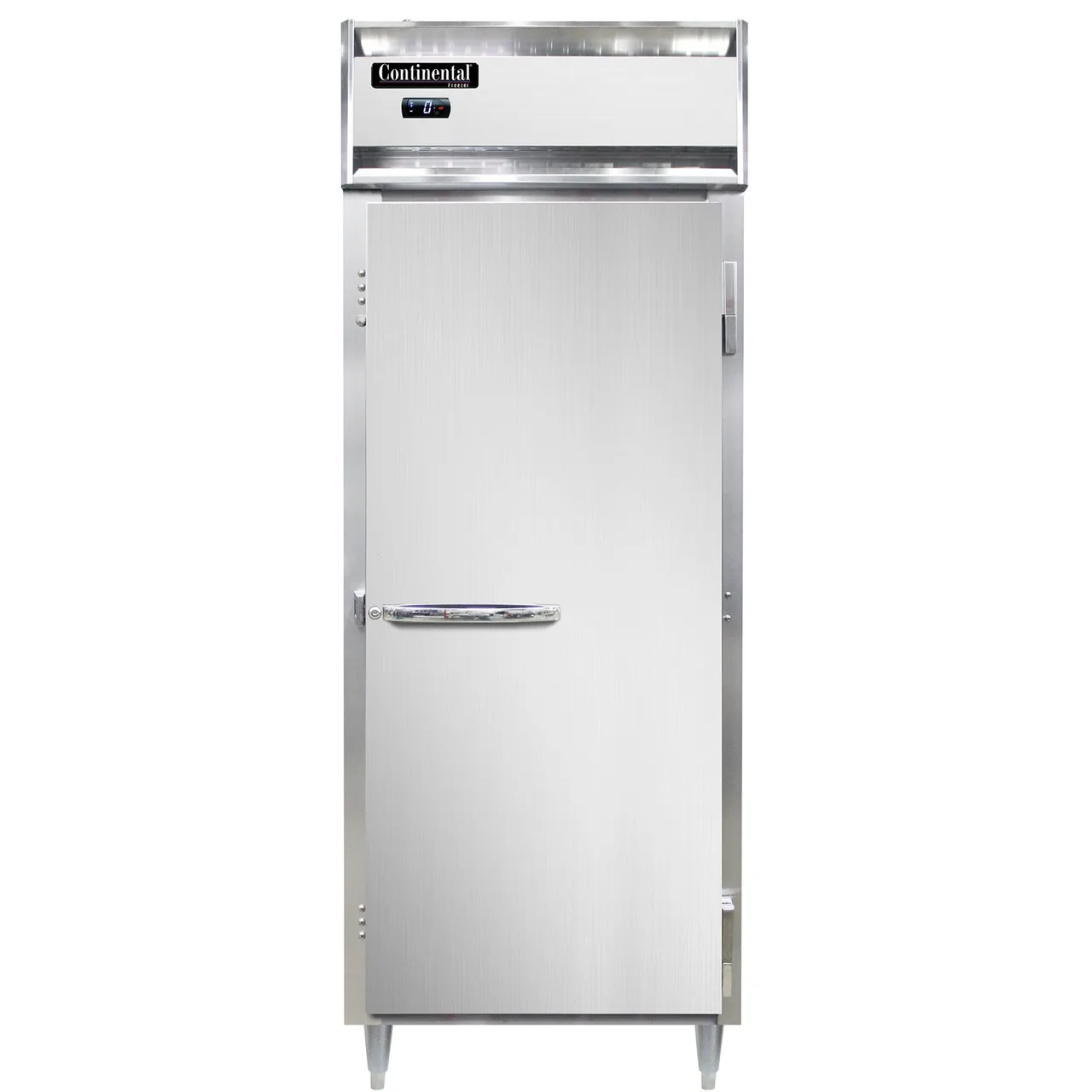 Continental Refrigerator D1FENSA 28" 1-Section Reach-In Freezer, Solid Door, Top Mounted, 22 cu. ft., Stainless Steel