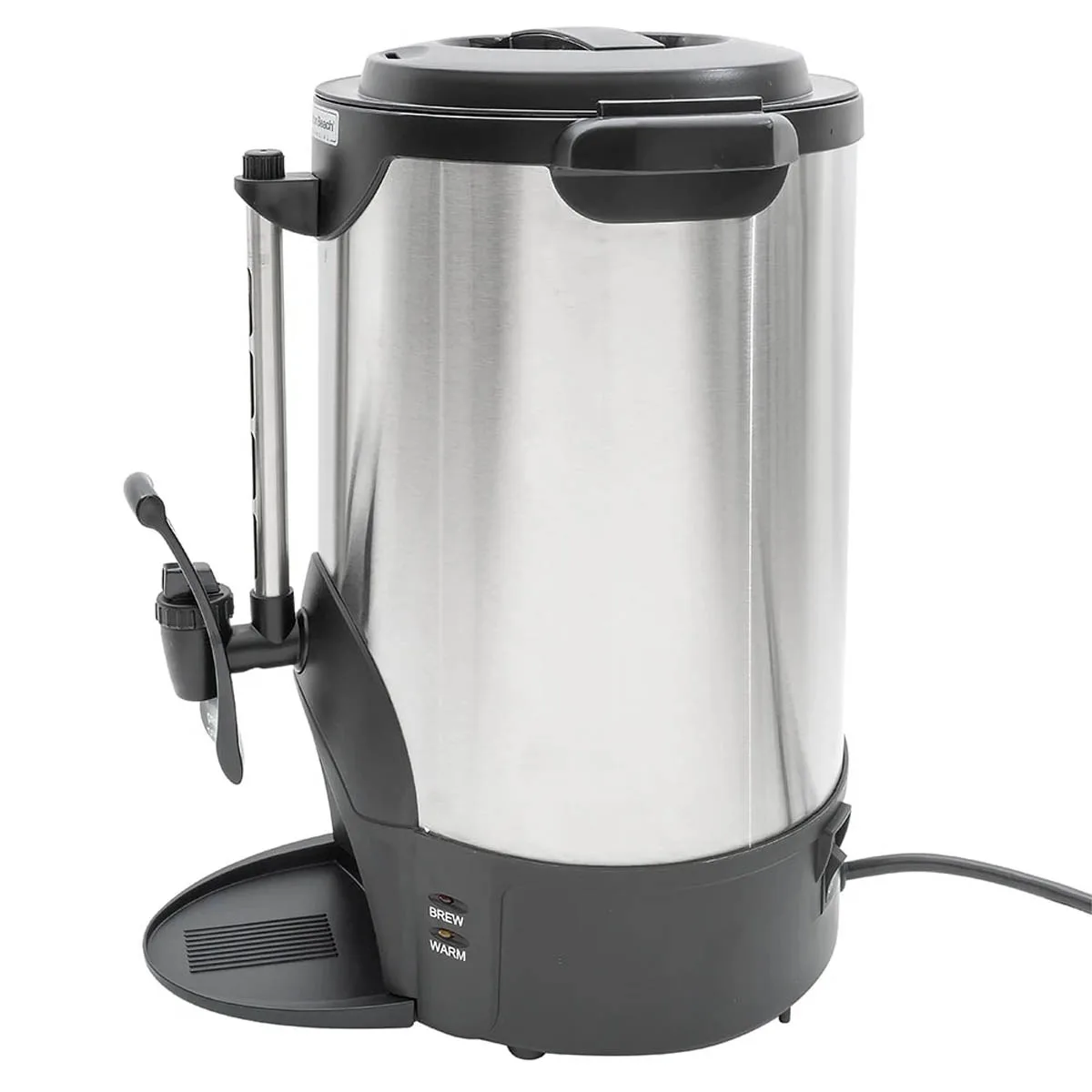 Hamilton Beach HCU040S - Coffee Urn, 40 Cup Capacity, Double Wall Insulation, 1.44kW - 120V