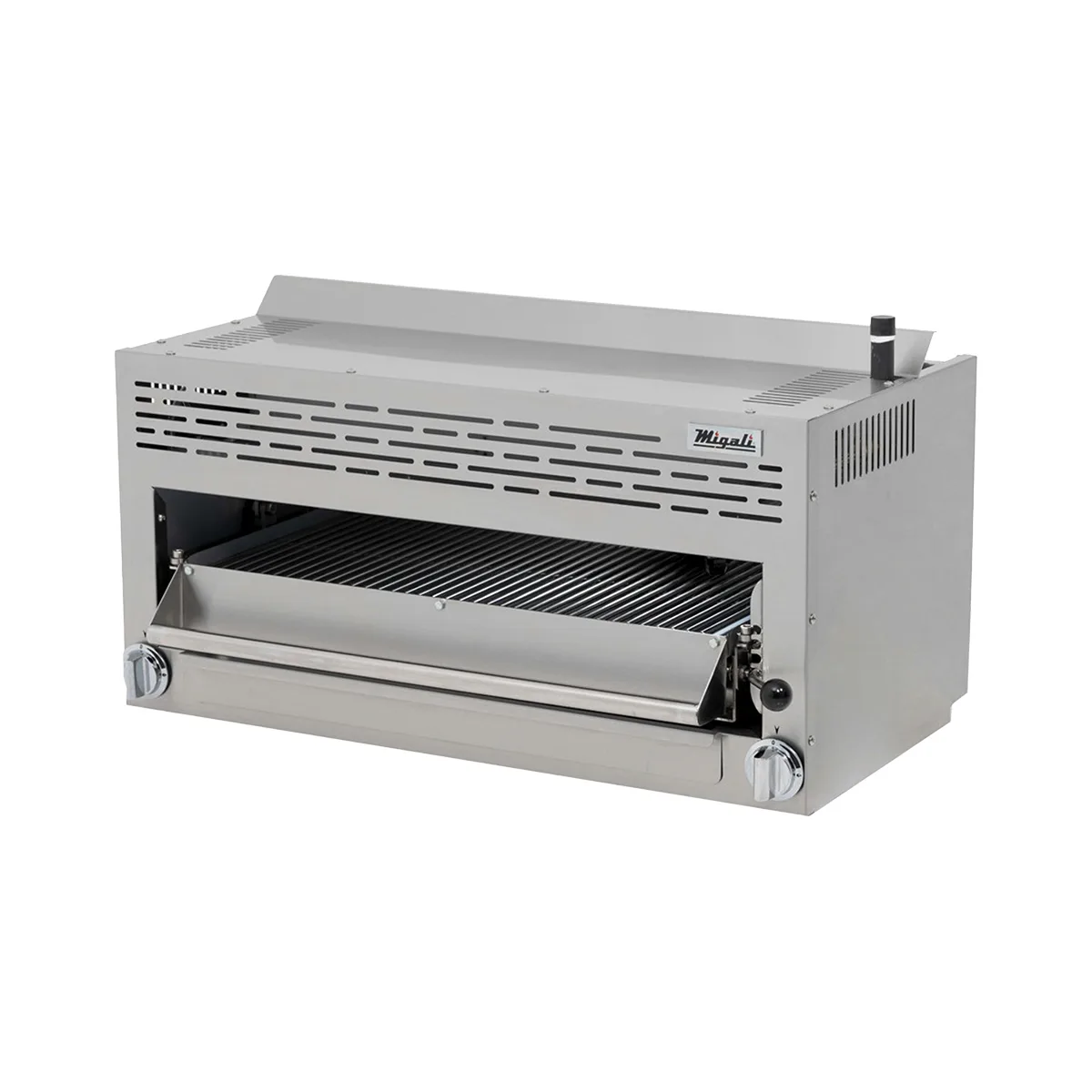 Migali C-SM-36-NG 36" Infrared Natural Gas Salamander Broiler w/ Manual Controls, 43.000 BTU