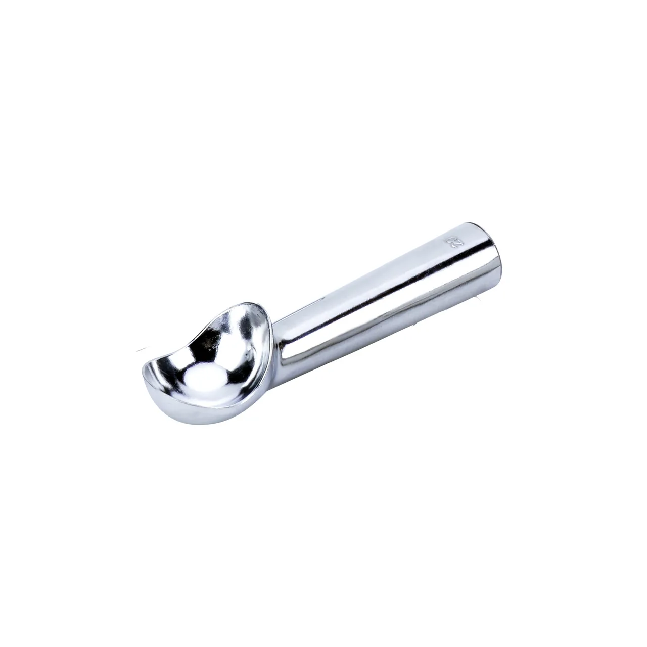 CAC China AICS-20 Ice Cream Dipper, 2oz, #20, Heat Conductive Handle, Aluminum, Silver