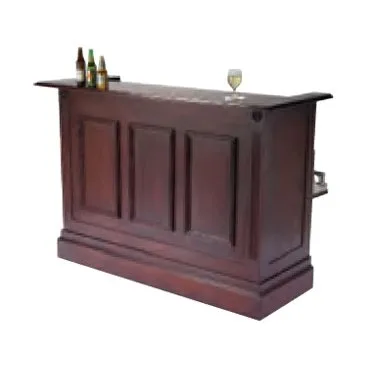 Lakeside 76211 Bernina 50 lb. Ice Bin (2) 7-Bottle Speed Rail-72" Portable Bar
