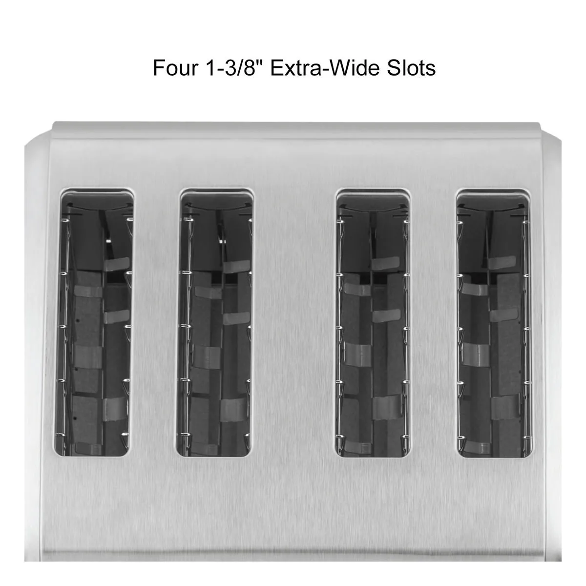 Waring WCT708 Commercial Toaster, Medium-Duty, (4) Extra Wide 1-3/8" Slots