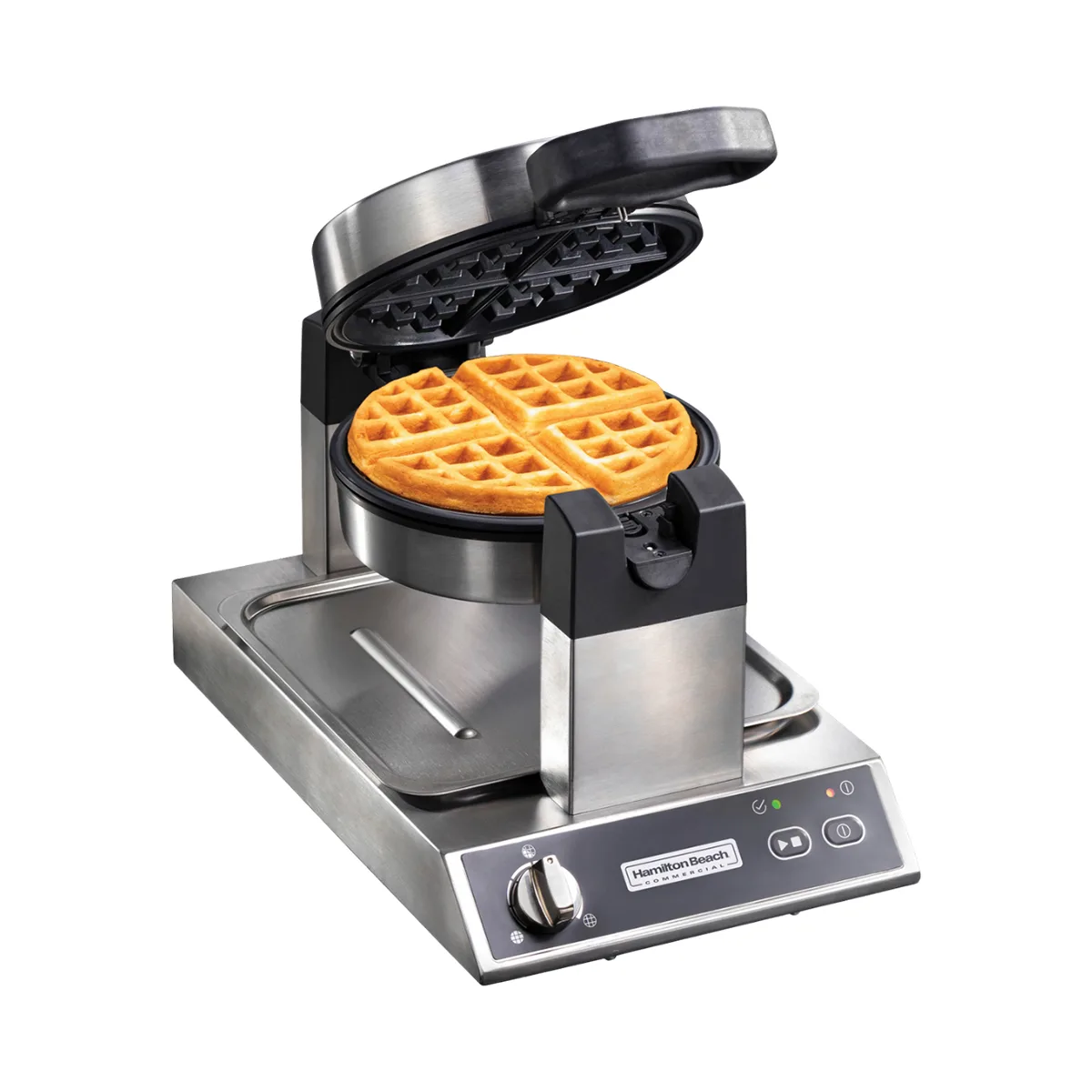 Hamilton Beach 26700 Commercial Belgian Waffle Maker, (25) Waffles per hour capability, 1300 W