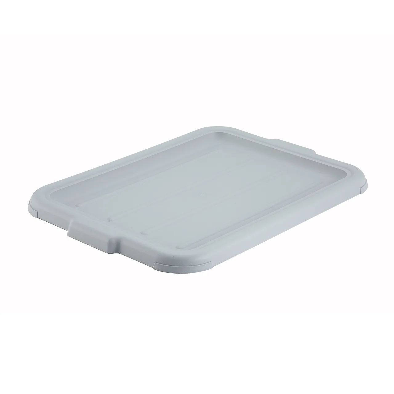 Winco PL-57C Gray Polypropylene Dish Box Cover