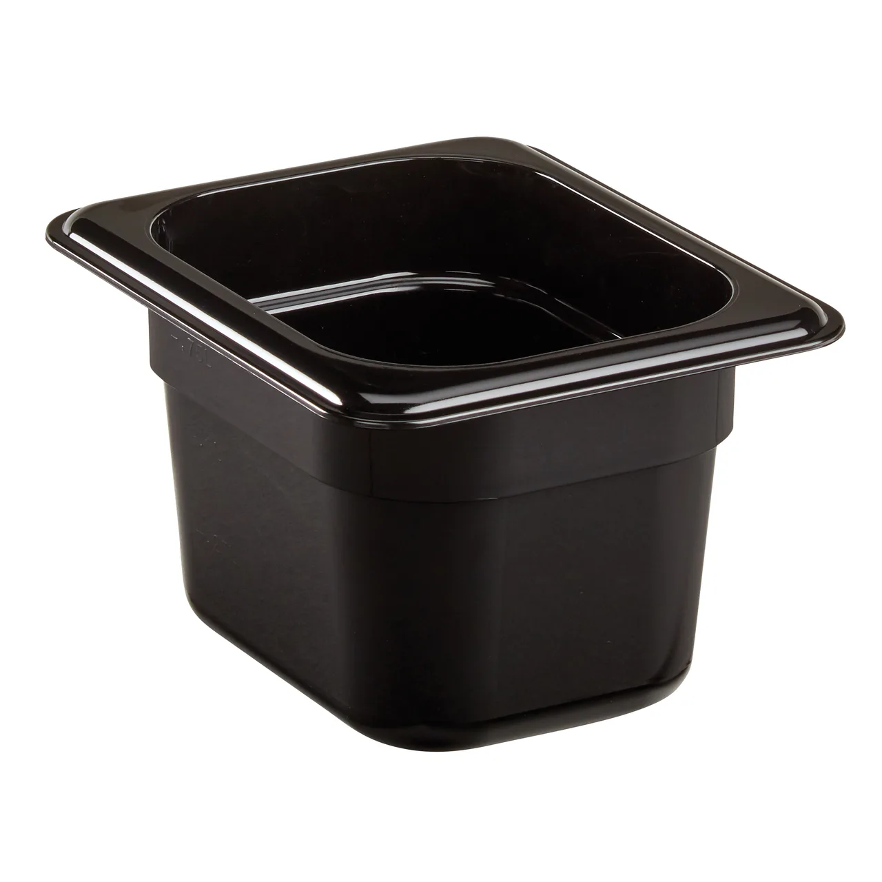 Cambro 84CW110 Food Pan - 1/8 Size, 1.1 Qt, 4" Deep Polycarbonate Black, NSF