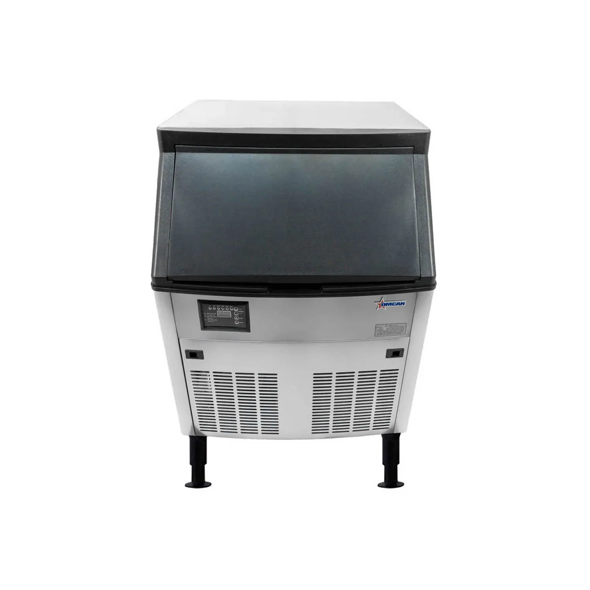 Omcan USA 47484 26" Air Cooled Full Cube 210 lb Undercounter Ice Machine with 80 lb Bin