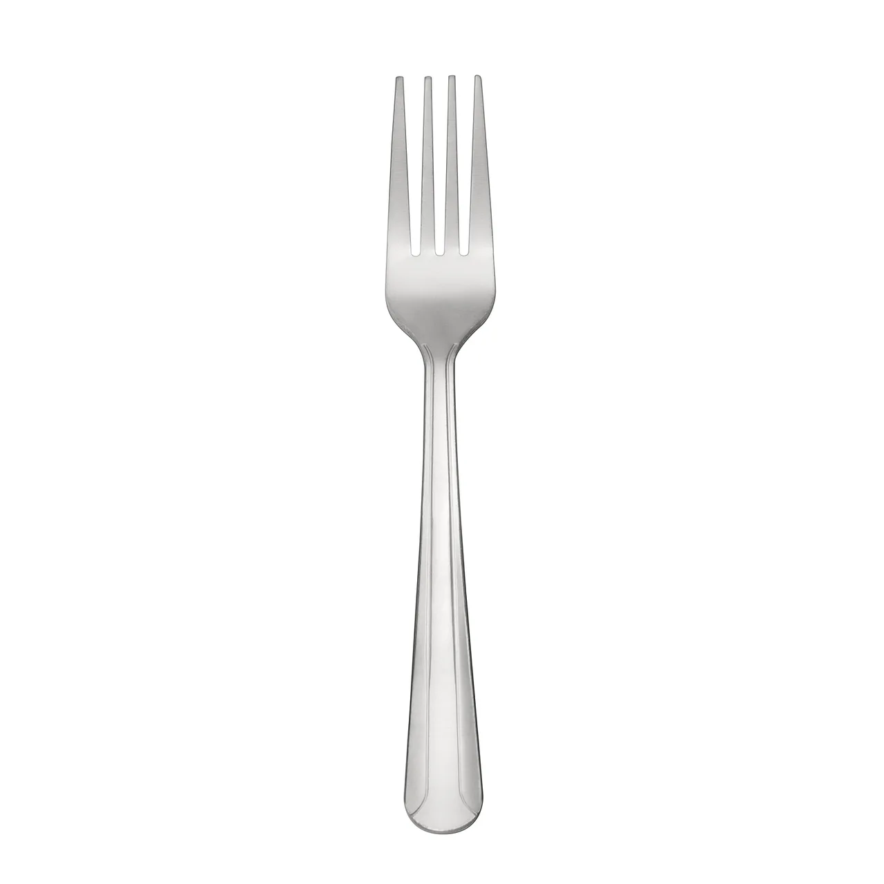 CAC China 2001-05 Dinner Fork, 7-1/8" Length, 18/0 Stainless Steel, Frost Finish - 1 Dozen