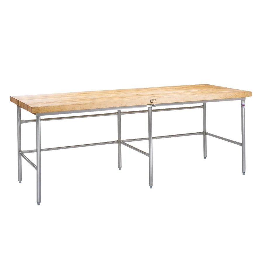 John Boos SBS-S15A Baker'S Table Frame, Fits 108"W X 60"D Top