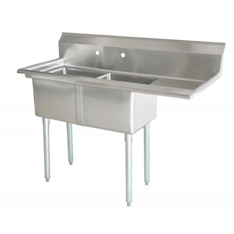 Omcan USA 43792 (2) Two Compartment Sink