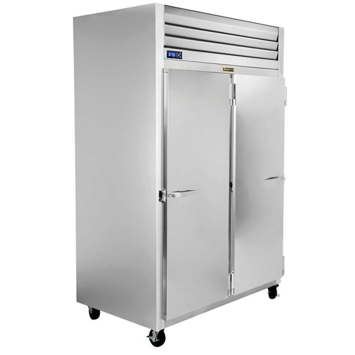 Traulsen G20011 52" 2-Section Reach-In Refrigerator w/ 2 Solid Doors (hinged right/left), Top Mount, 46 cu. ft.