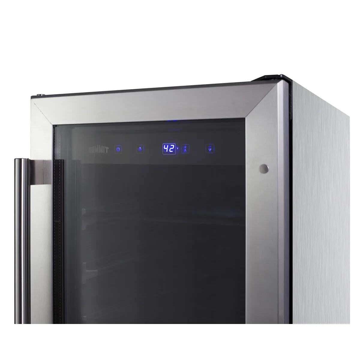 Summit ALBV15CSS Undercounter Beverage Center w/ Glass Door, 2.3 cu.ft