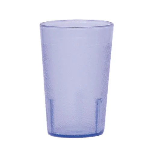 Cambro 800P2401 - 7.8 oz Slate Blue SAN Tumbler, Sani‑Rim Lip, Dishwasher Safe - 24/Case