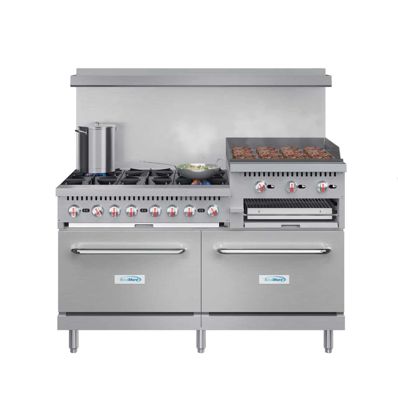 Koolmore KM-CRGB60-LP 60" Gas Restaurant Range