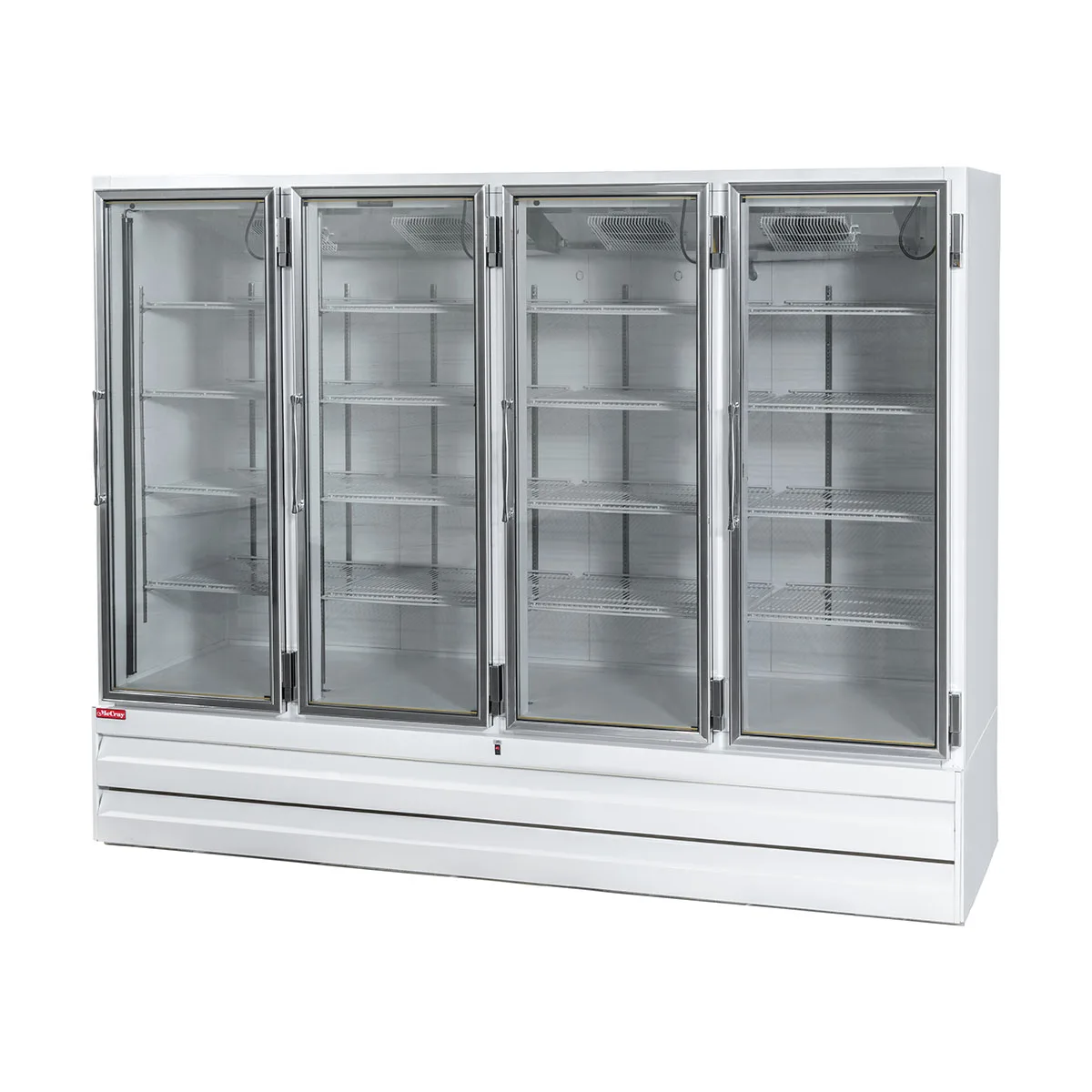 Howard-McCray GF102BM-FF 103" 4 Glass Door Freezer Merchandiser in White, 102 cu. ft.