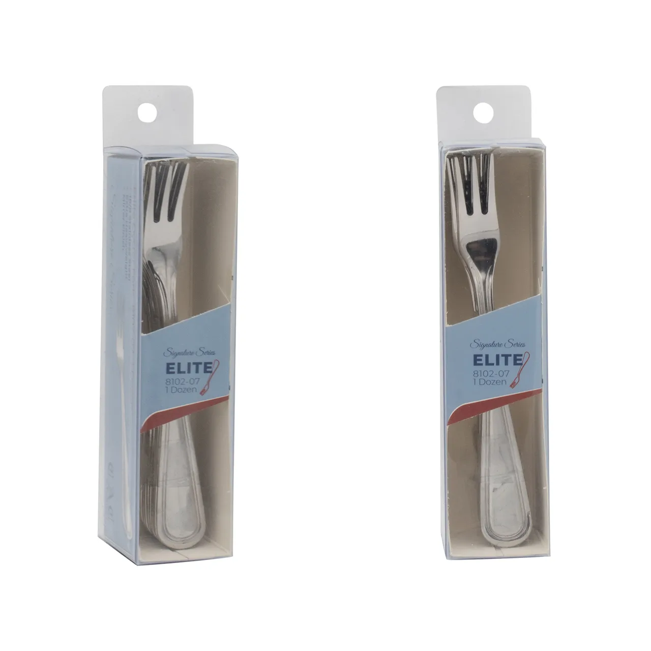CAC China 8102-07 Elite CPK Oyster/Cocktail Fork, 5 3/4" Length, 18/8 Stainless Steel - 1 Dozen