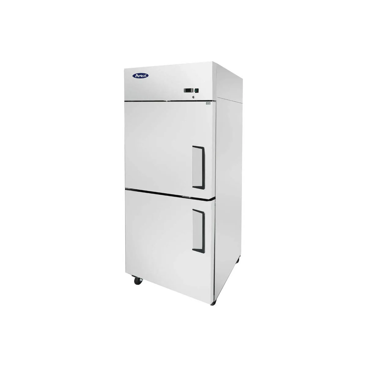 Atosa USA MBF8010GRL 28" 1-Section Reach-In Refrigerator w/ Left Hinged 2 Half Solid Door, Top Mounted, 21 cu. ft.