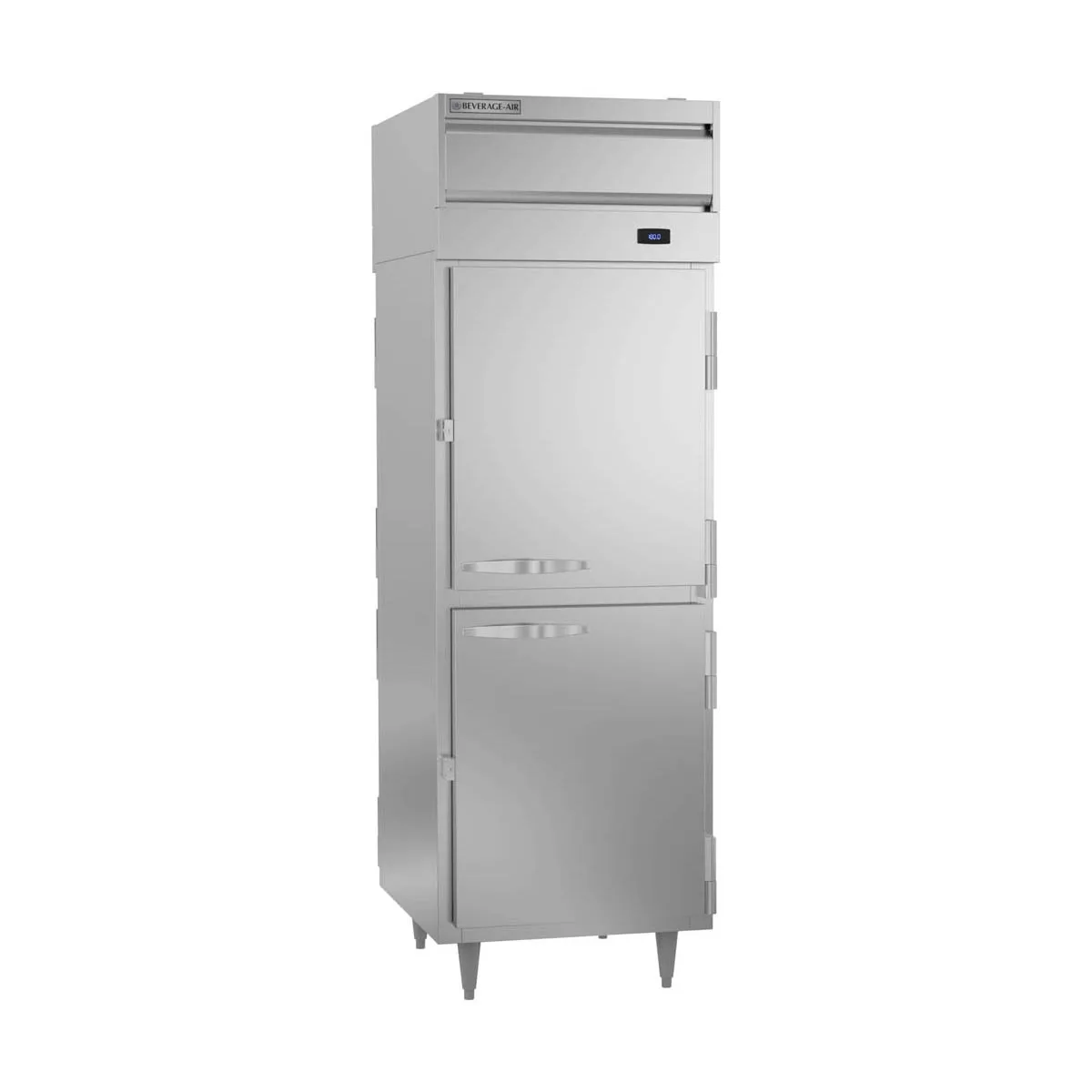 Beverage Air PH1-1HS-PT 1-Section 4-Door Solid Heated Holding Cabinet, 21.01 cu ft, Stainless Steel Front & Sides