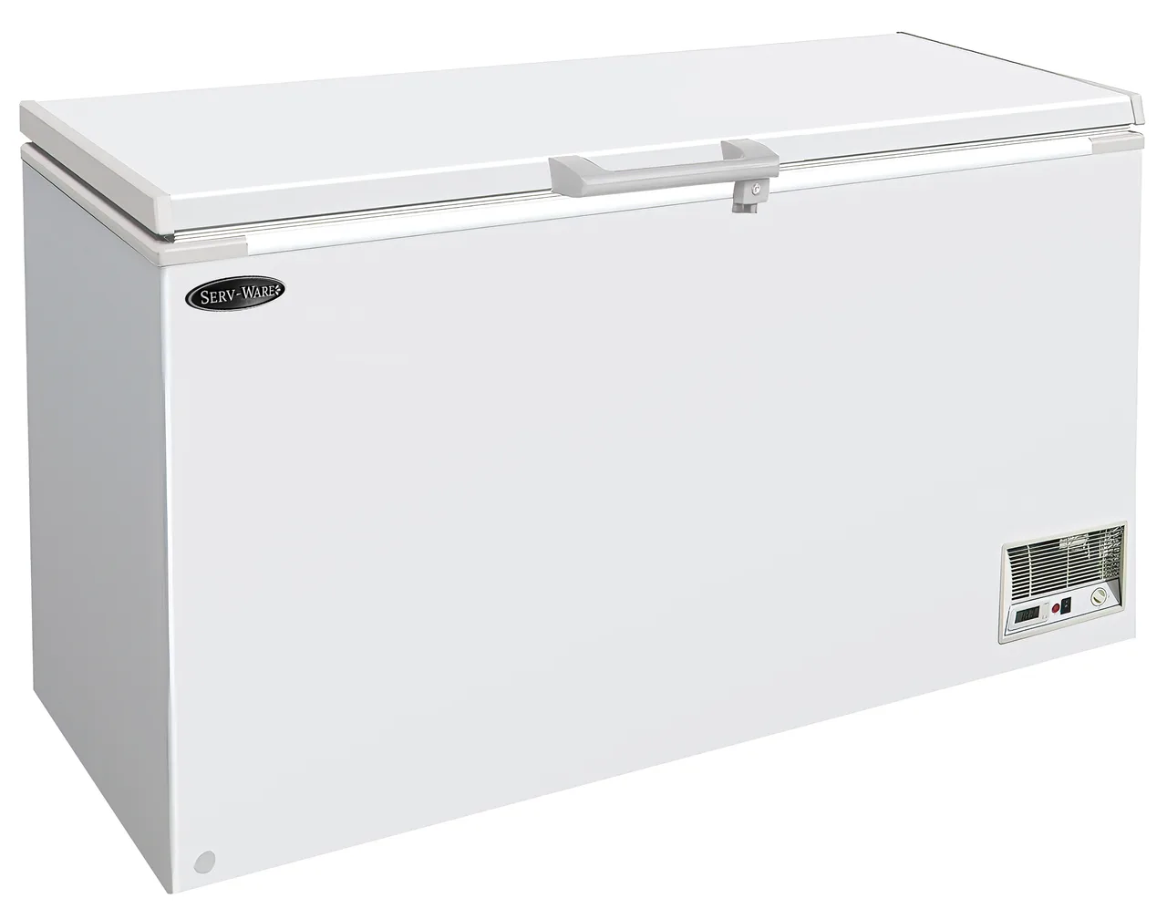 Serv-Ware SWCF-14 Chest Freezer, 54" Width, 14.2 Cu Ft Capacity, SWP Design, Steel Construction