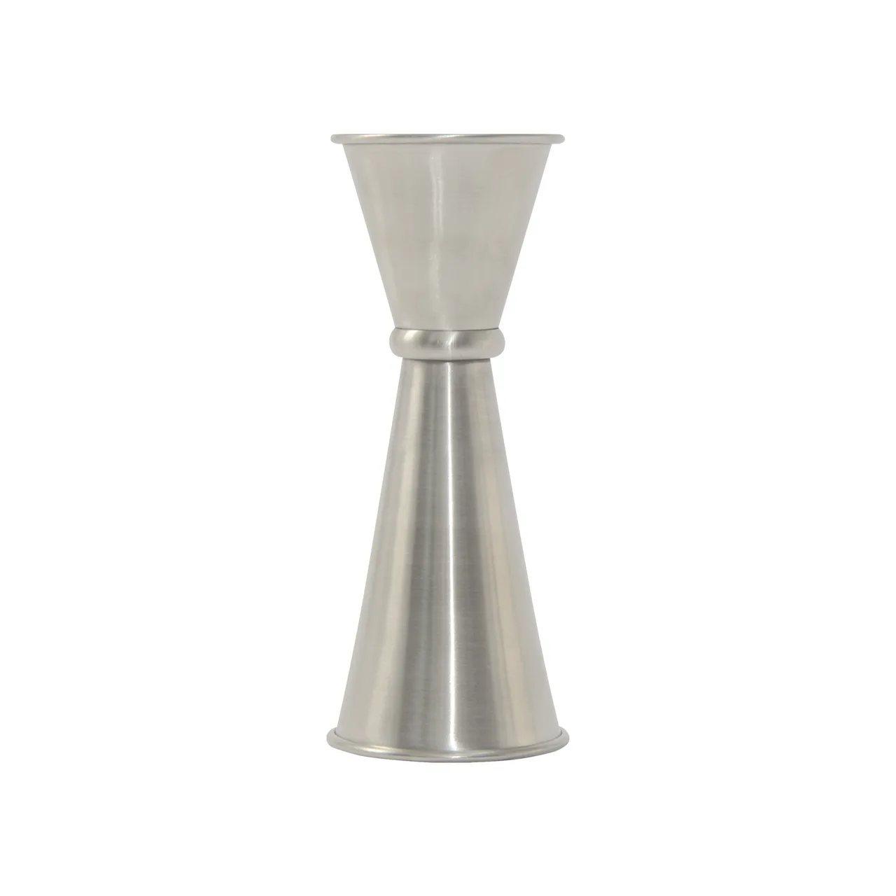 CAC China JGS1-1020 Japanese-Style Jigger, 1 oz. x 2 oz., Rolled Edge, Stainless Steel
