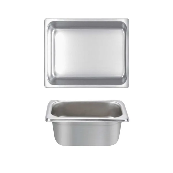 Thunder Group STPA4122 Steam Table Pan, 1/2 Size, 2-1/2" Deep, Anti-Jam, 18/8 Stainless Steel