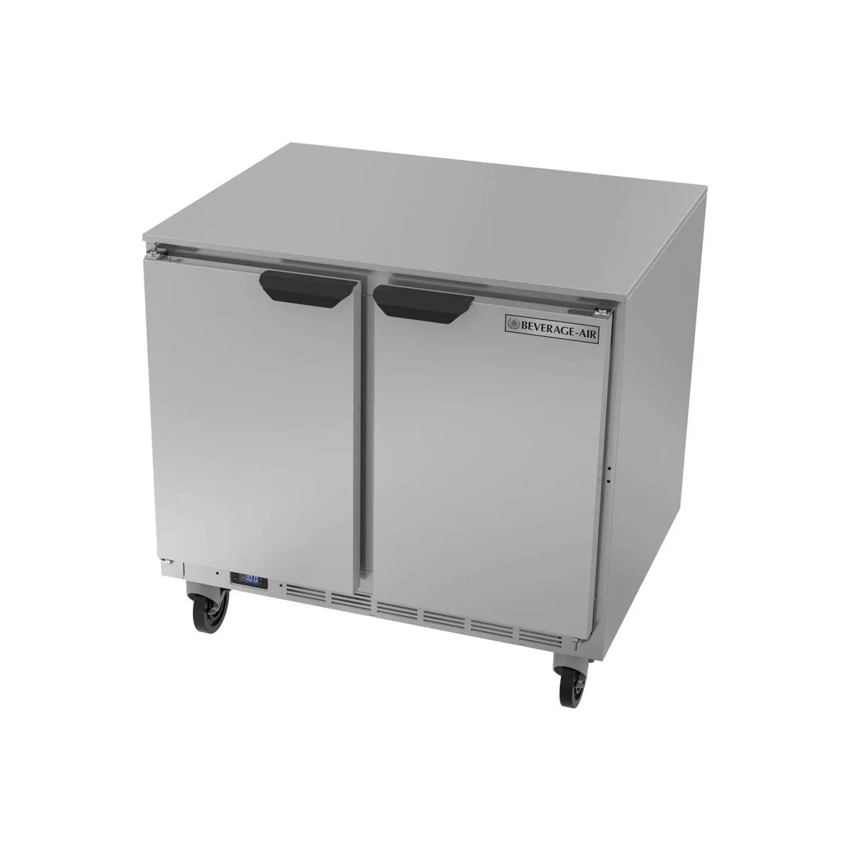 Beverage Air UCF36AHC 36" 2-Section Undercounter Freezer w/ 2 Doors, 8.69 cu. ft.