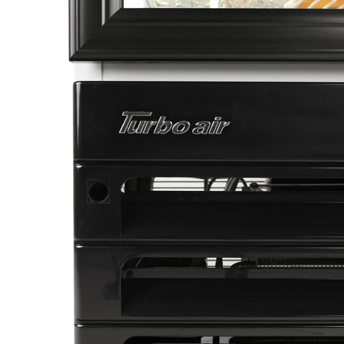 Turbo Air TGM-11RV-N6 23" 1-Glass Door Merchandiser Refrigerator, 10 cu. ft., White Cabinet, 1/5 HP, R600a