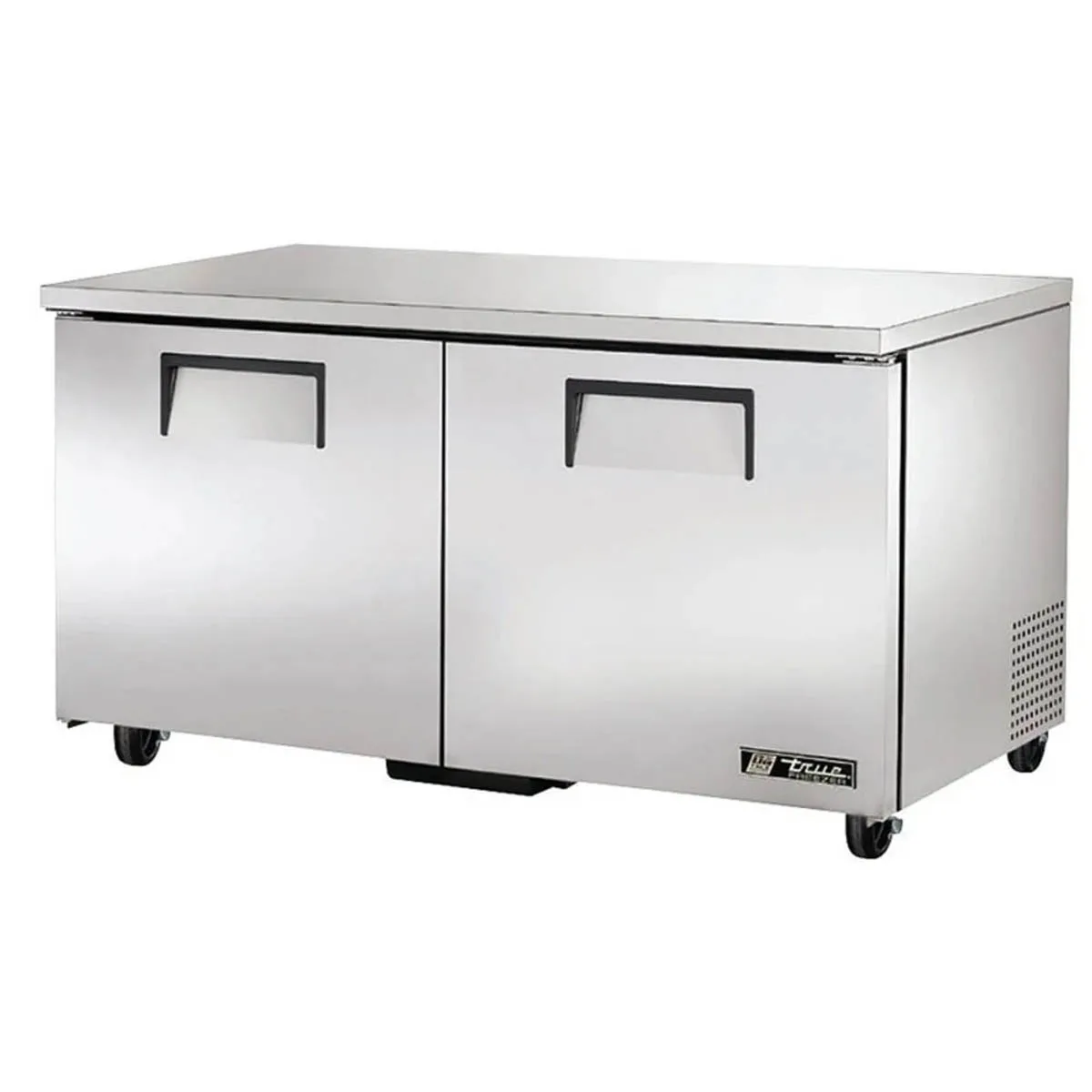 True TUC-60F-HC 60" 2-Section Undercounter Freezer w/ 2 Doors, 1/2 HP