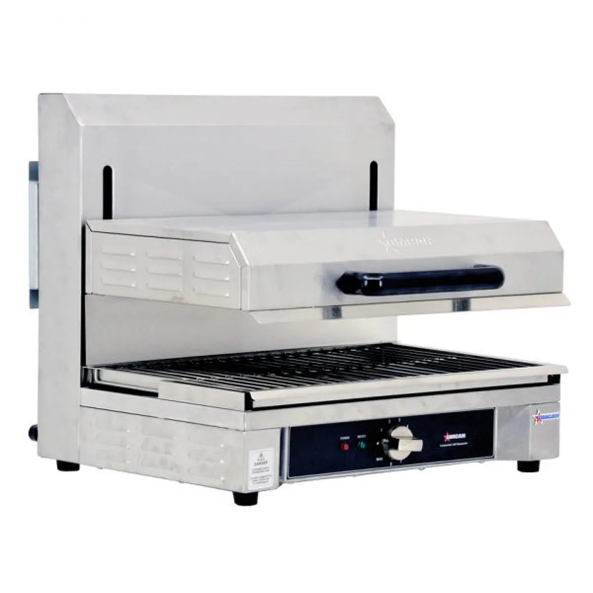 Omcan USA 43450 (Ce-Cn-0580-S) Salamander/Broiler, Electric, Countertop, 23"W