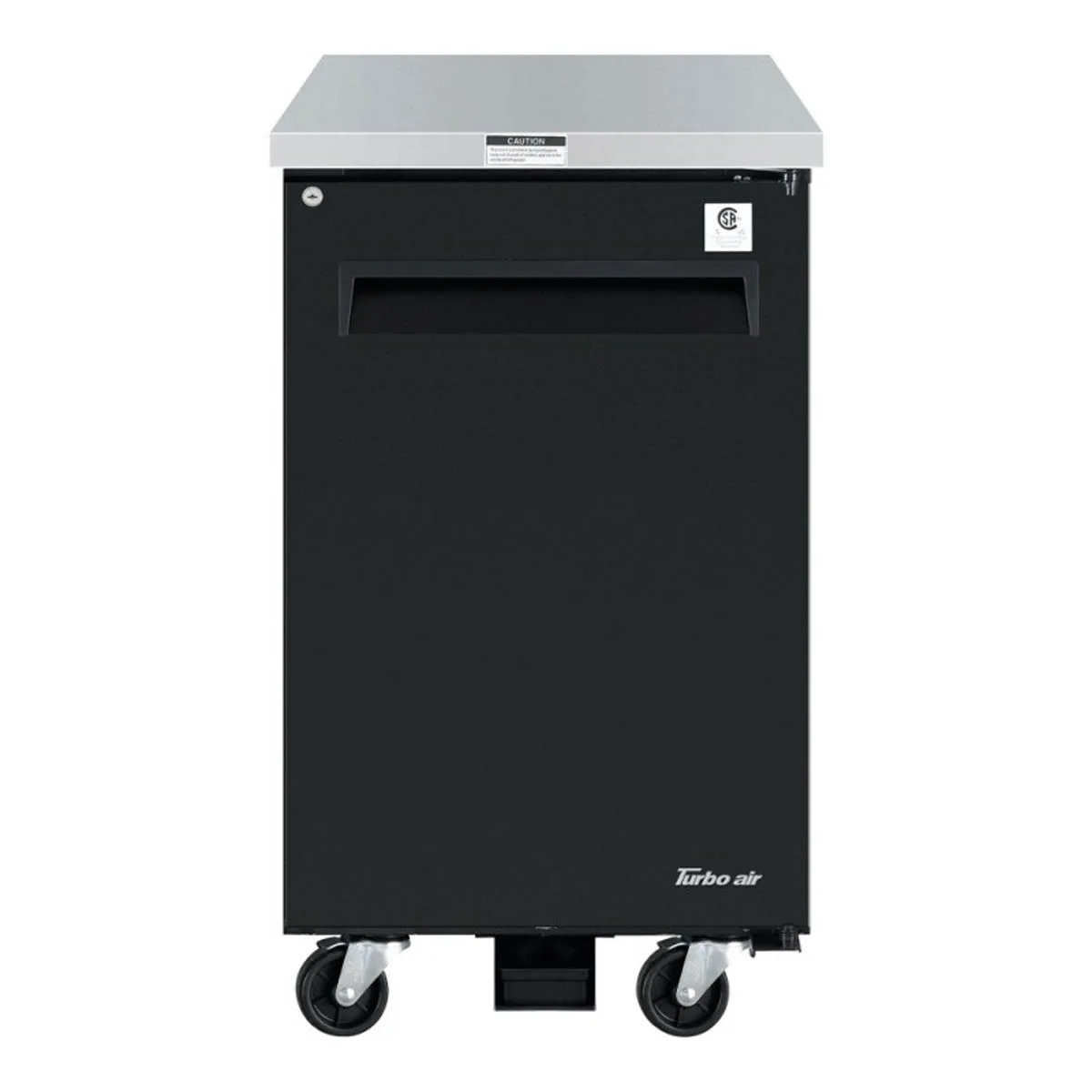 Turbo Air TBB-1SBD-N6 23" One Section Back Bar Cooler with Solid Door, 7.76 cu. ft.
