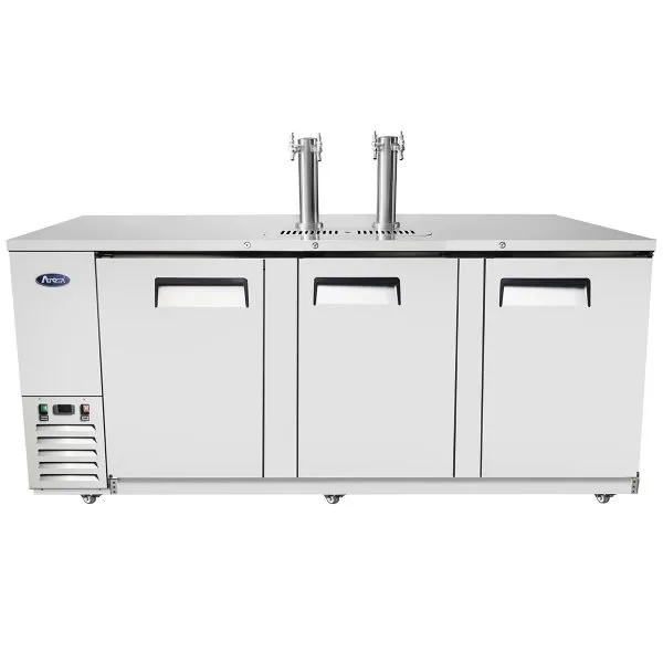 Atosa USA MKC90GR 89" 2 Towers Draft Beer Cooler Dispenser, 30.1 cu. ft.