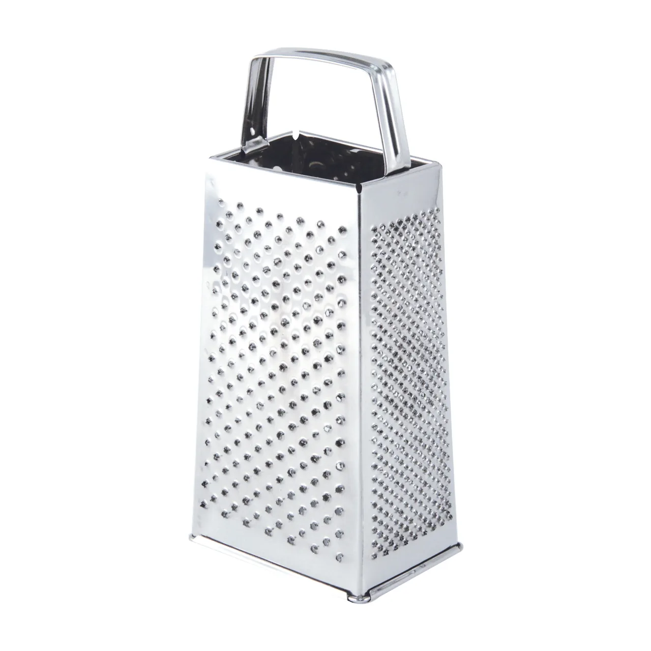 CAC China SBGT-T Box Grater, All Stainless Steel, Tapered Sides, Durable Kitchen Tool