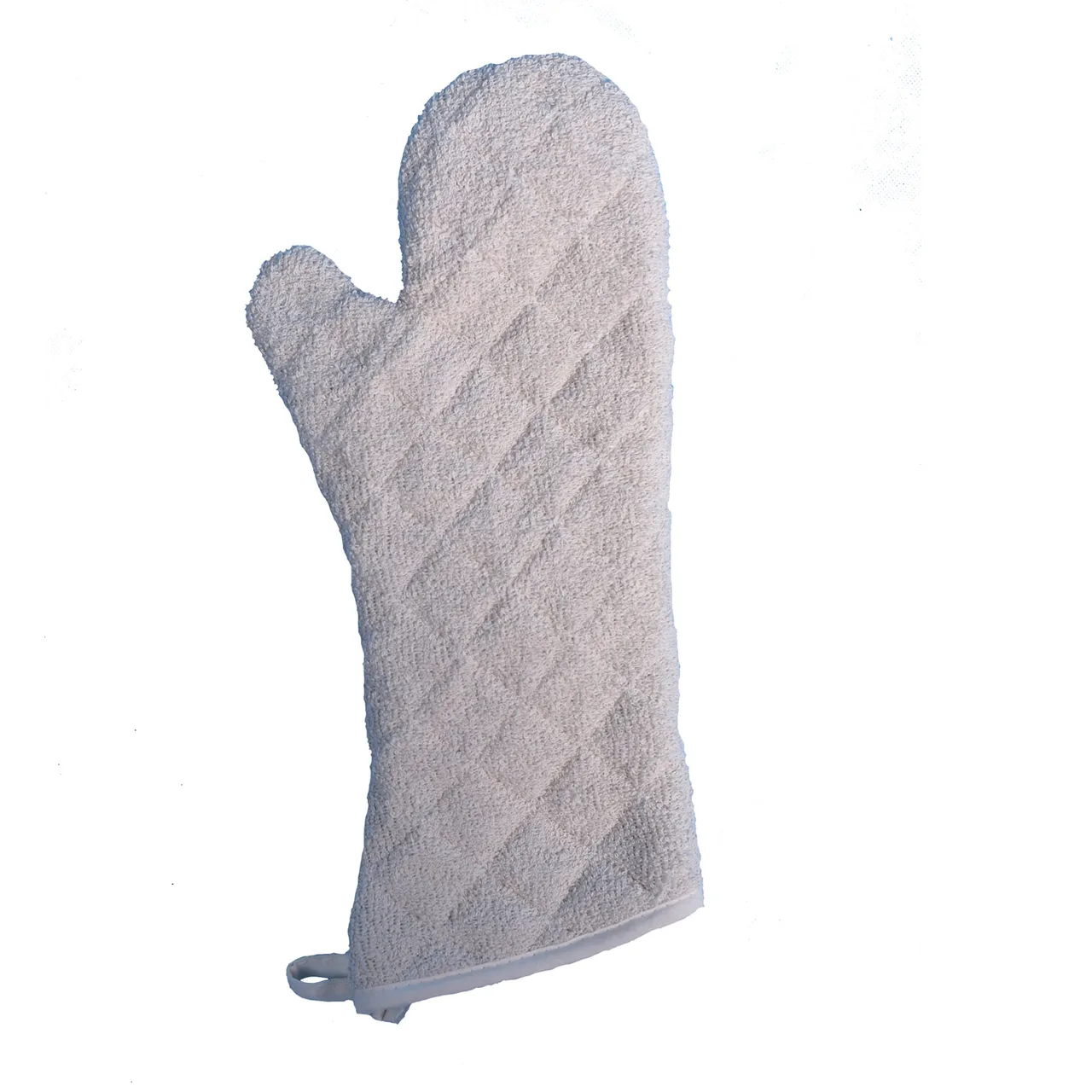 CAC China OMS3-17T Oven Mitt, 17" Terry Cloth with Silicone Lining, Heat Resistant up to 600°F