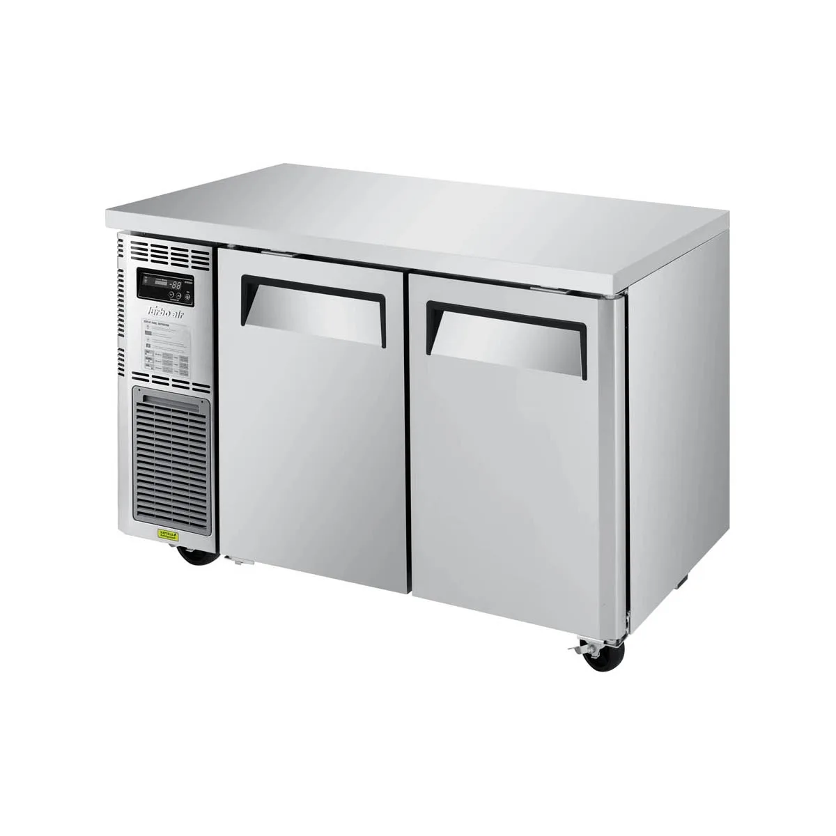 Turbo Air JUR-48S-N6 47" 2-Door Undercounter Refrigerator, Stainless Steel, 8.27 cu ft., Air Intake