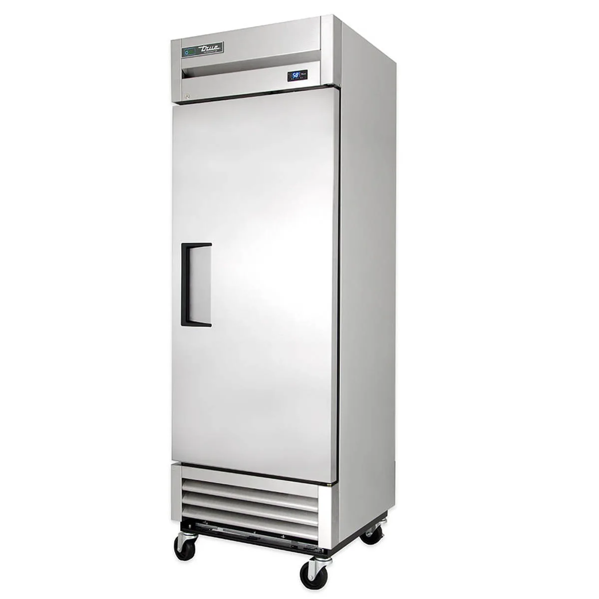 True T-19-HC 27" 1-Section Reach-In Refrigerator w/ Solid Door, Bottom Mount, Stainless Steel Front-Aluminum Sides
