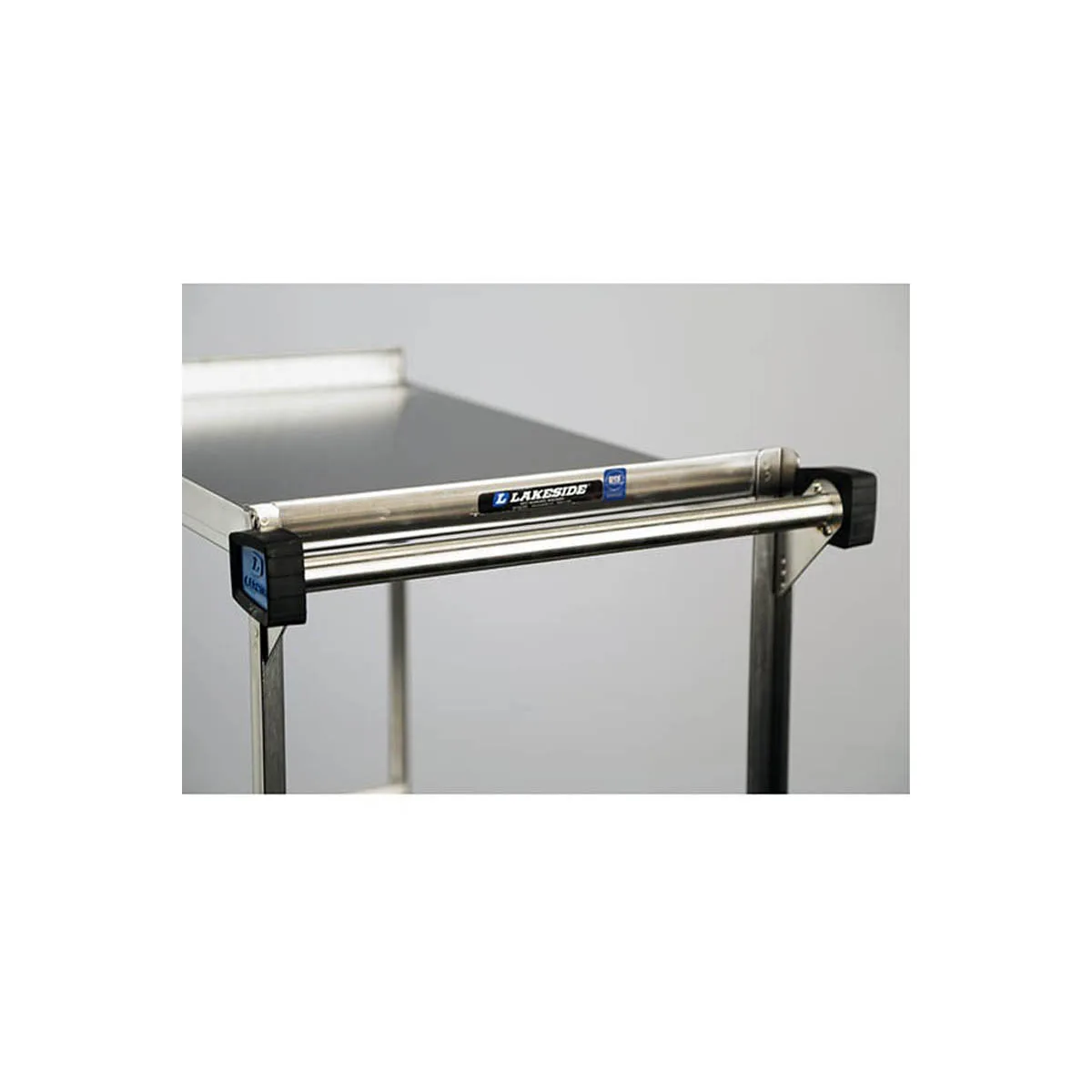 Lakeside 759 54" 3 Shelf Utility Cart w/ Shelf Size 21" x 49" - 54 5/8" x 22 3/8" x  37"