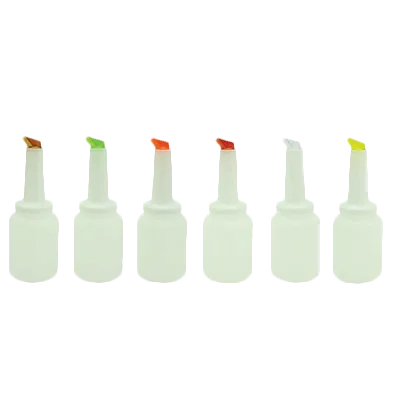 Thunder Group PLSNP02W Storer And Pour, 2 Quart, Color-Coordinated Spout And Cap, Plastic