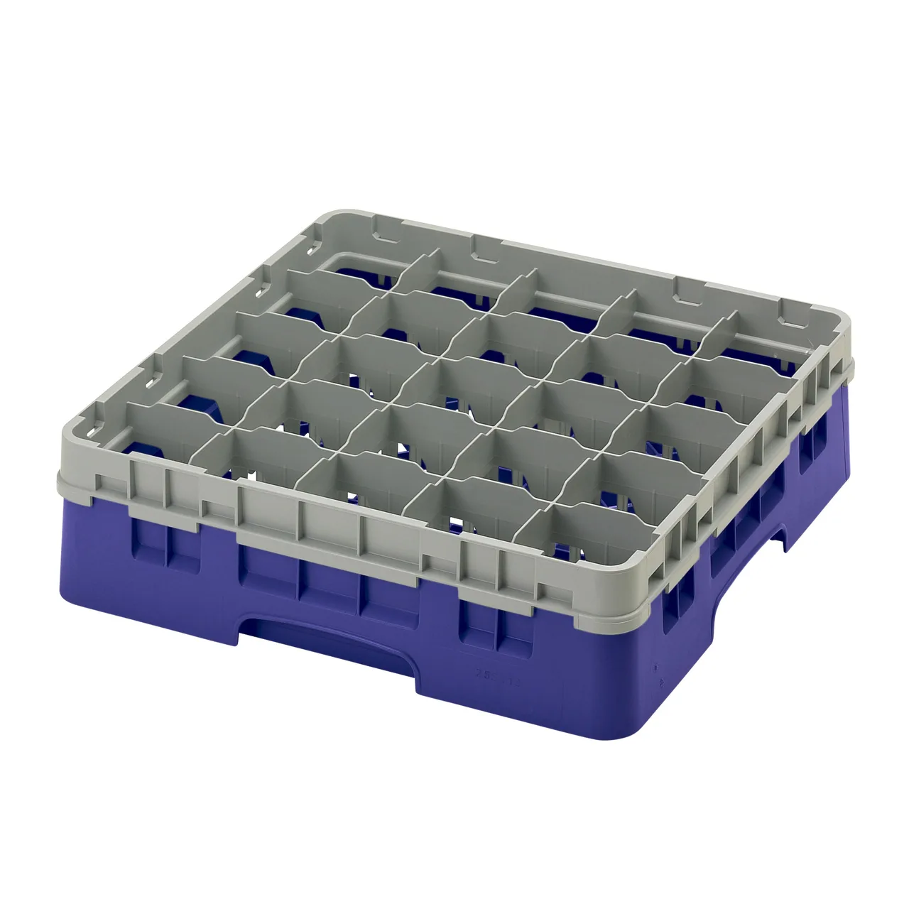 Cambro 25S418186 Camrack Glass Rack, Navy Blue, Full Size, 19-3/4 x 19-3/4, 25 Compartments