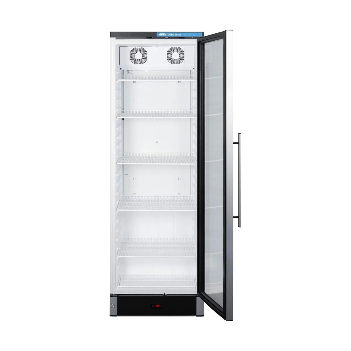 Summit SCR1301 23" Slim Merchandiser Refrigerator w/ Right Hinged 1 Glass Door, 12.4 cu. ft.
