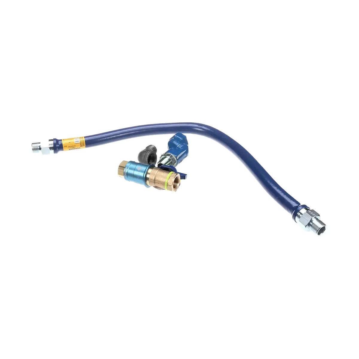Dormont 1675BPCFS36 Safety Quik 36" Gas Connector Kit w/ Swivel MAX, Elbow, 3/4" Diameter