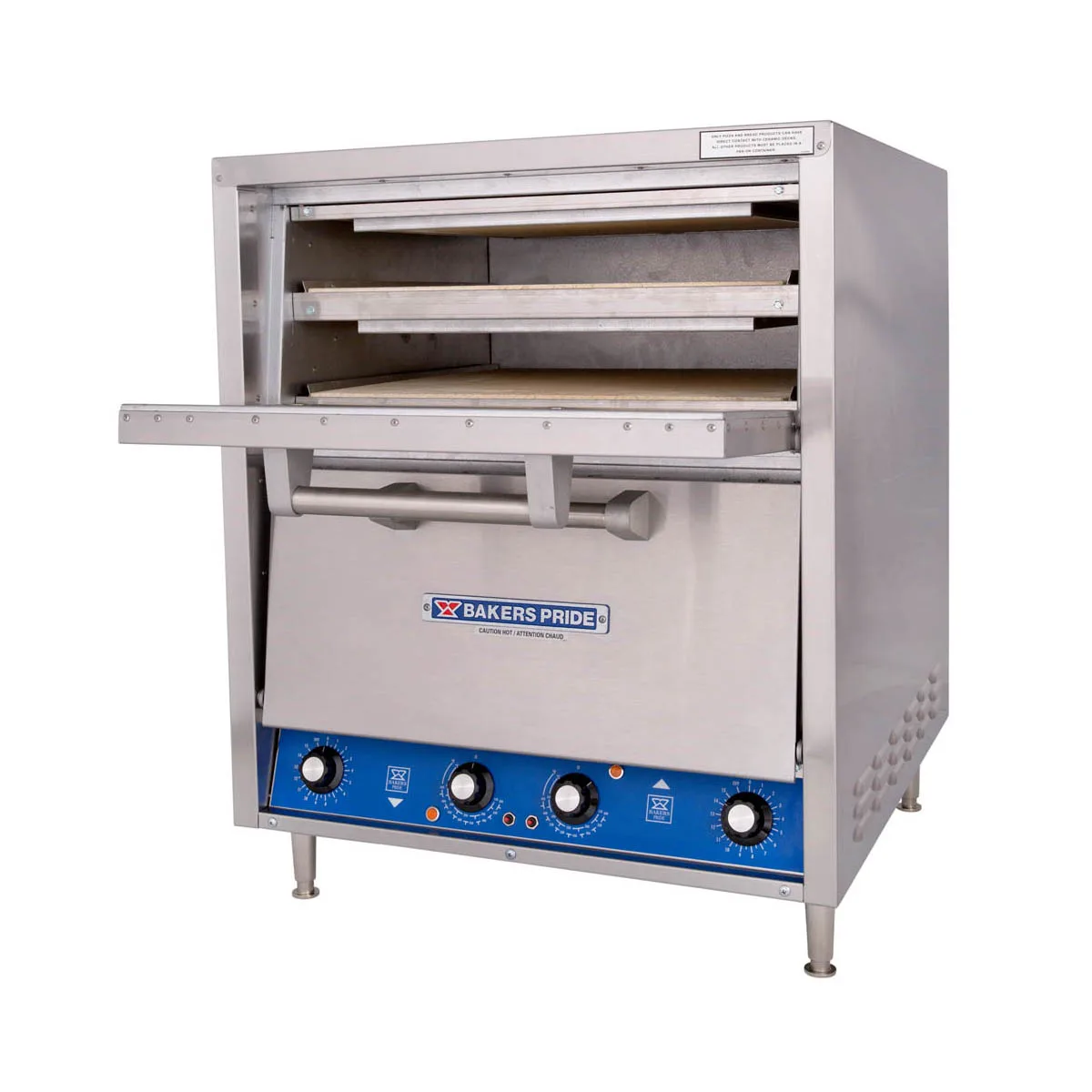 Bakers Pride P44-BL 26" Electric Countertop Pizza Bake Oven w/ 4 Decks, Thermostatic Controls