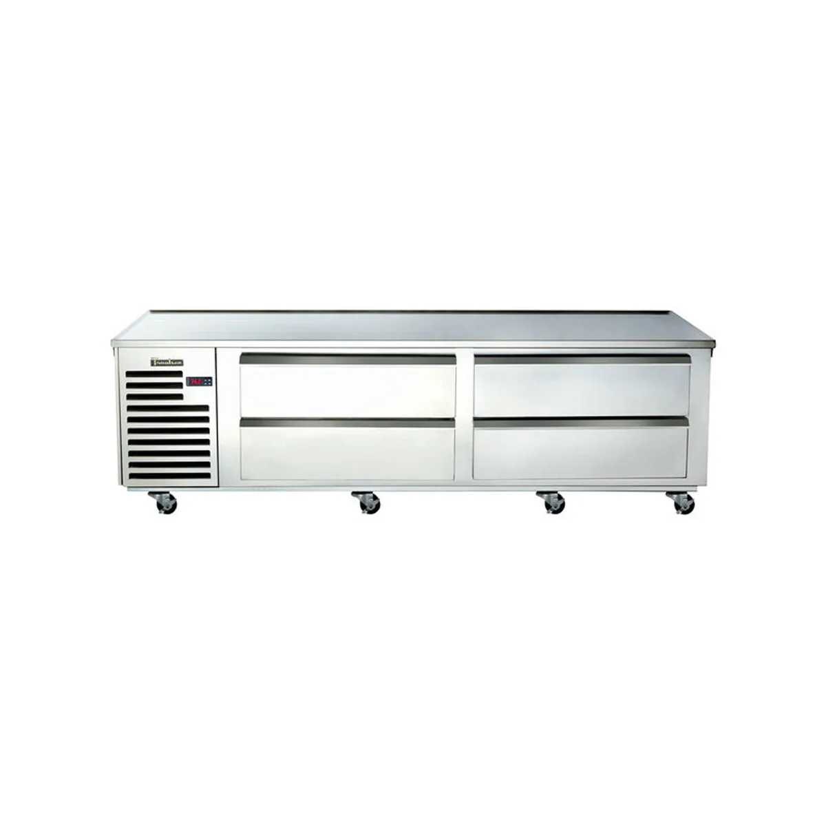Traulsen TE084LT 84" 4 Drawers Spec-Line Freezer Chef Bases w/ Marine Edge