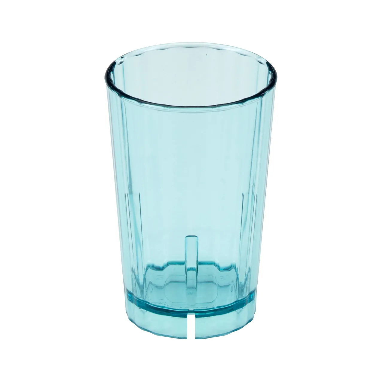 Cambro HT5CW196 - 5 oz Polycarbonate Tumbler, Azure Blue Fluted Finish, 2‑11/32" Top Dia