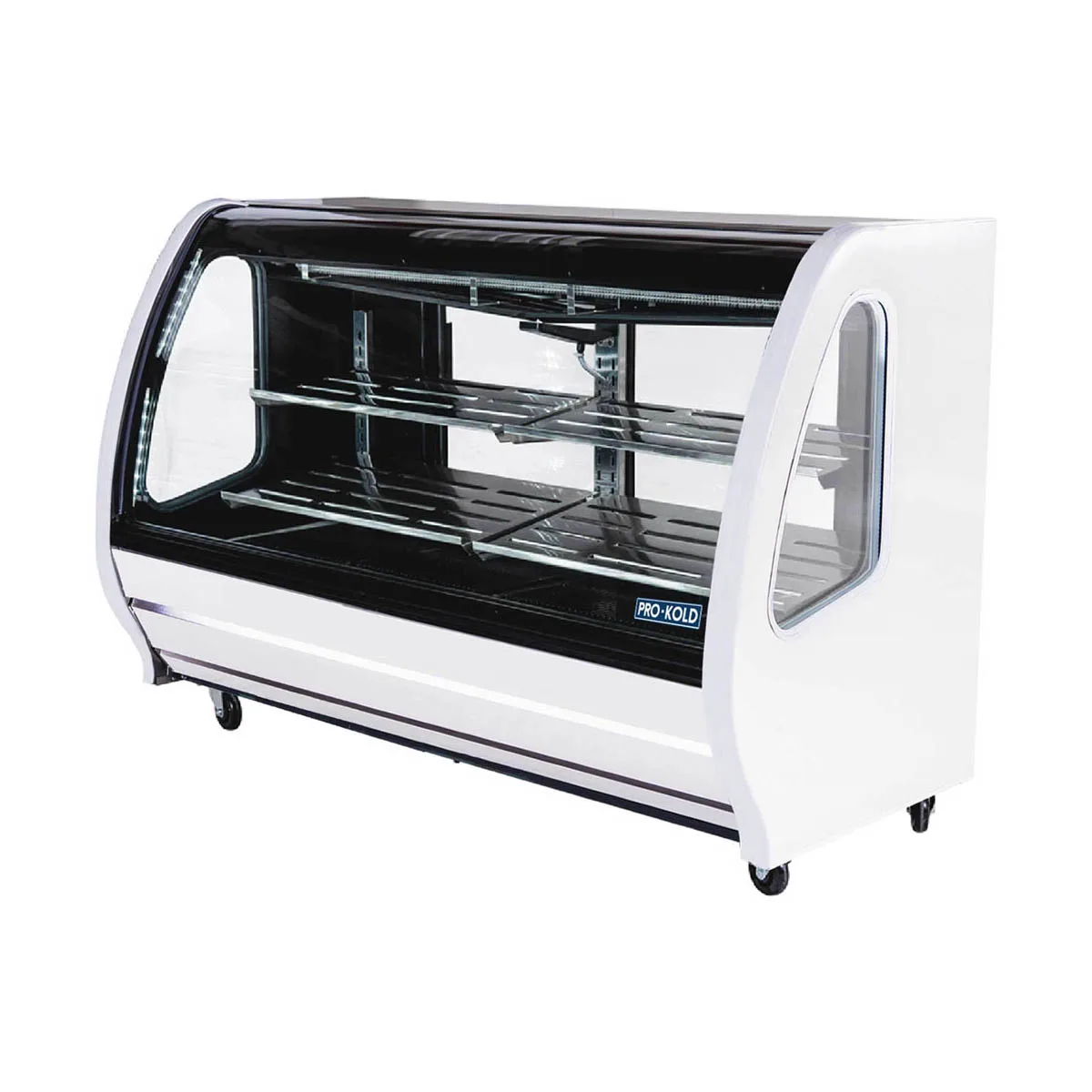 Pro-Kold DDC 80 74" Curved Refrigerated Deli Display Case