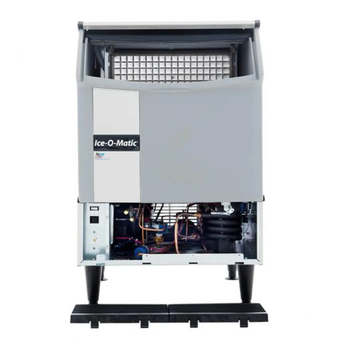 Ice-O-Matic ICEU150FW Full Size Cube Undercounter Ice Maker with 70 lbs Bin, 185 lbs/Day