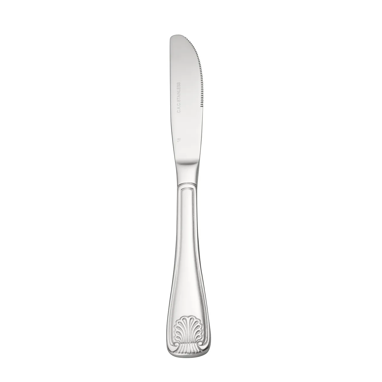 CAC China 3001-08 Phoenix Dinner Knife, 8¾" Length, 18/0 Stainless Steel Handle - 1 Dozen