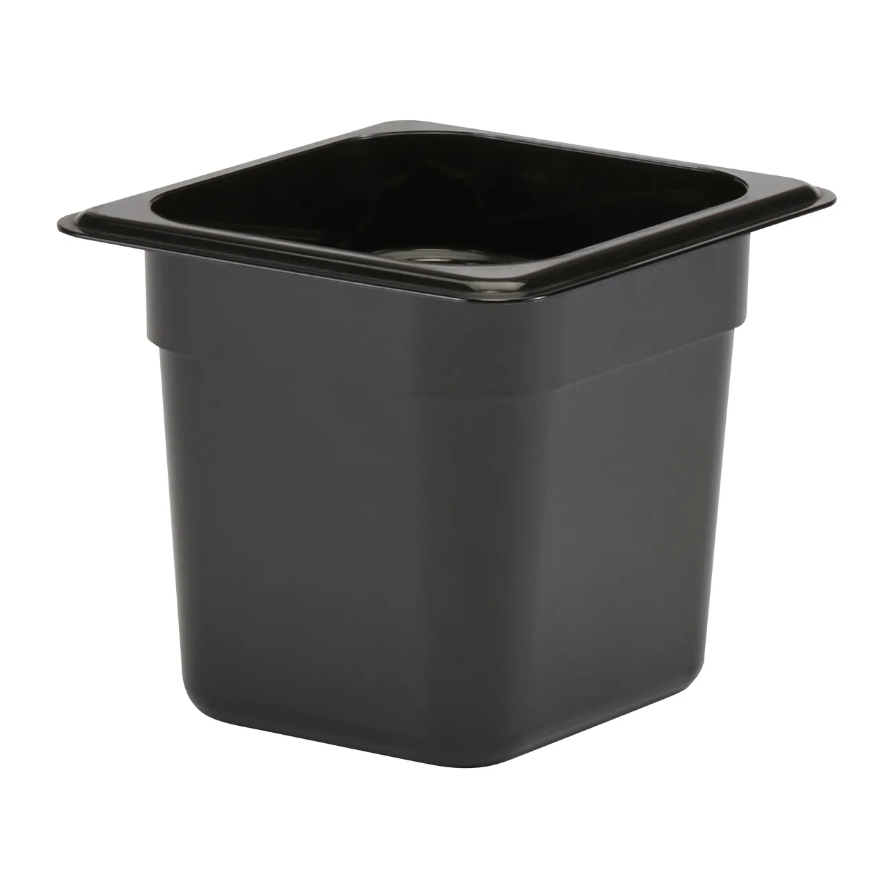 Cambro 66CW110 Food Pan – 2.4 Qt (1/6 Size), 6" Deep Polycarbonate Black, NSF